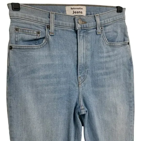 Reformation High And Skinny Jeans Womens Size 26 - Picture 3 of 11